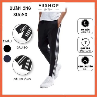 Quần Thể Thao nỉ 3 Sọc Cho Cả Nam và Nữ (40-86kg) Form Chuẩn, Chất Dày Đẹp QD1