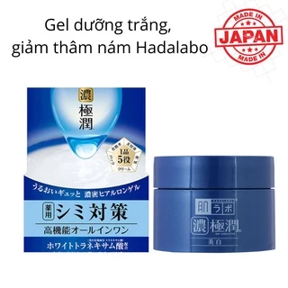 [Bản Nhật nội địa] Kem dưỡng trắng da, ngừa thâm nám Hada Labo Nhật Bản Whitening Perfect Gel 100g - Gel cấp ẩm Hadalabo