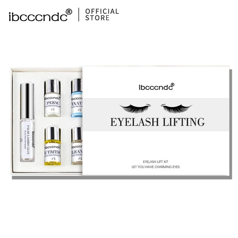 Set uốn mi cao cấp Ibcccndc hàng chính hãng, bộ dụng cụ uốn mi dùng trong tiệm Nail và tự uốn tại nhà, hiệu quả giữ được trong 8 tuần ( 7pcs/set)
