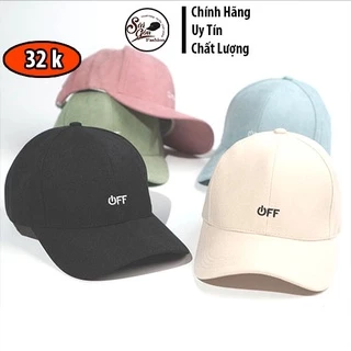 Nón Kết chữ Off ❤️ Mũ lưỡi trai thêu chữ Off thời trang Unisex Nam Nữ NK04