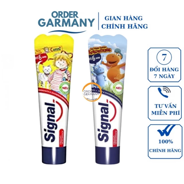 kem đánh răng signal cho trẻ Đức 50ml