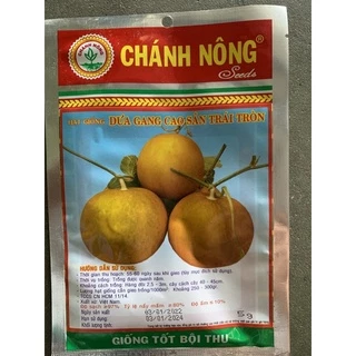 HẠT GIỐNG DƯA GANG TRÁI TRÒN CHÁNH NÔNG (5gr)