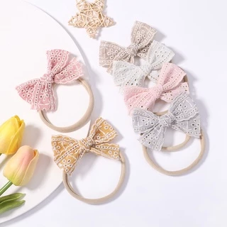 Dây thun cột tóc KIDSBOWS gắn nơ đáng yêu cho bé gái