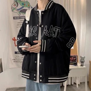 Áo khoác bomber dù unisex form rộng 2 lớp 28 nam nữ LANA FASHION