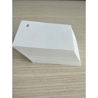 100 thẻ flashcard kích thước 5x8cm vuông đục lỗ ko khoen học tiếng anh, nhật, đức, pháp, hàn