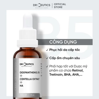 [HÀNG CTY] Serum B5 DrCeutics Cấp Ẩm Phục Hồi Da Dexpanthenol 10% + Centella Extract + HA 30/100ML