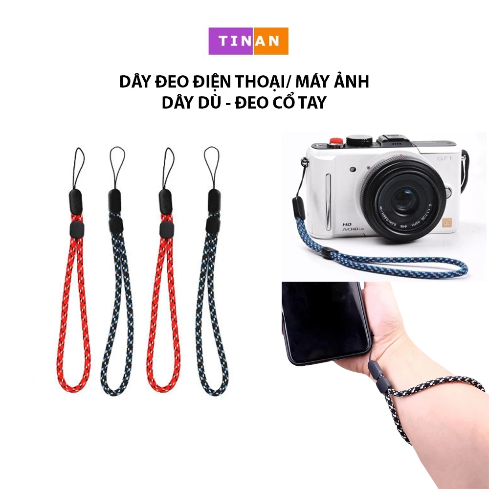 (COMBO 2 cái) Dây Đeo Cổ Tay Cho Điện Thoại, Máy Ảnh, Bóp Ví, Chìa Khóa, Chống Rơi, Chống Mất
