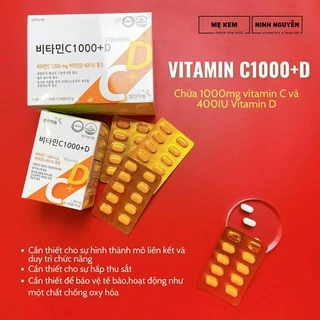 Viên Vitamin CD 1000mg Hàn Quốc chính hãng