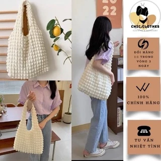 Túi Tote Vải Cavas Xốp ♥️ FREE SHIP ♥️ Túi đeo chéo đựng đồ Vintage vừa giấy a4 laptop, vải dày 2 lớp chắc chắn