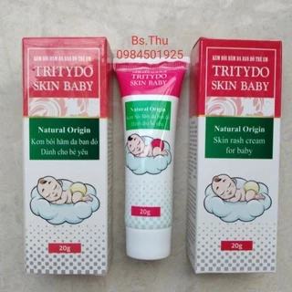 Kem bôi hăm da ban đỏ trẻ em Tritydo Skin Baby tube 20g