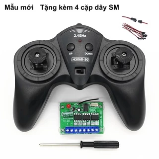 Điều khiển từ xa 6 kênh 6-15V 2.4Ghz chế xe ô tô, xe tải, tàu thuyền thả thính