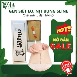 [CHÍNH HÃNG] Gen nịt bụng, siết eo sline, đai nịt giảm mỡ bụng, eo thon gọn Đủ hộp thước Loại 24cm, 28cm8