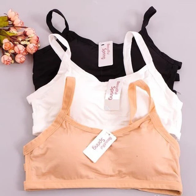 Combo 3 áo bra 3 dây trẻ trung, áo lót nữ không gọng có đệm mút