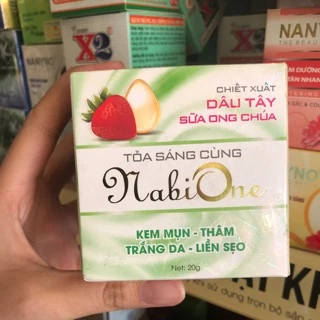 Kem mụn thâm trắng da liền sẹo nabi one 20g