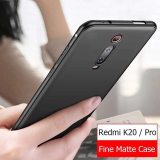 Ốp lưng dẻo nhám cho Xiaomi Redmi K20, K20 Pro, Mi 9T, Mi 9T Pro chống bẩn, vân tay, mồi hôi siêu bền ( Màu đen )