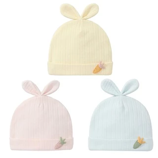 Mũ beanie Trùm Đầu Xinh Xắn Cho Bé 0-3 Tháng Tuổi