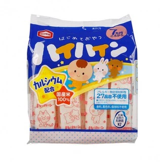 Bánh gạo tươi Haihain nội địa Nhật cho bé 7 tháng tuổi (hsd: T8/2024)