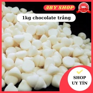 1kg chocolate trắng ⚡ HÀNG LOẠI 1 ⚡ viên socola chocola đen, trắng là một món ăn vặt rất được mọi người ưa thích