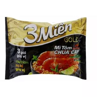 5 gói Mỳ tôm chua cay / chua cay việt/bò hầm 3 miền gói 75g