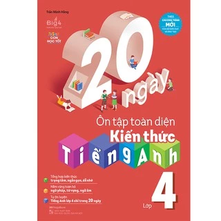 Sách 20 ngày ôn tập toàn diện kiến thức Tiếng Anh lớp 4