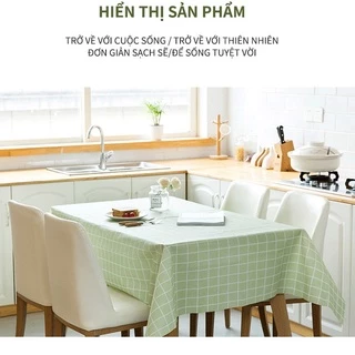 Khăn trải bàn caro, nhựa PVC chống thấm nước, khăn trải bàn Decor Hàn Quốc Kiểu Caro - Quán Cafe - Nhà Hàng 88038