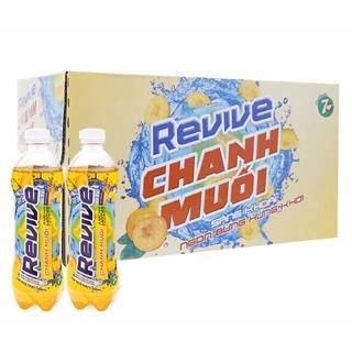 [SHIP HỎA TỐC] Thùng 24 chai nước uống điện giải Revive Chanh muối 390ml