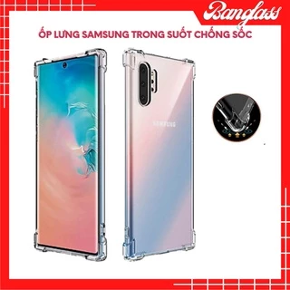 Ốp lưng Samsung trong suốt chống Sốc Note 10 Plus/ Note/ Not 8/ Not 9/ Not 10/ Not 20/ Not 20 ultra