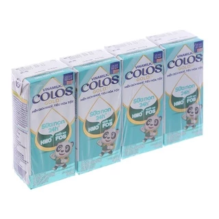 Lốc 4 hộp sữa uống dinh dưỡng Vinamilk Colosgold 180ml và 110ml