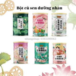 Bột Củ Sen Dinh Dưỡng Mix Hạt Dưỡng Nhan, Ăn Kiêng Các Loại Guyifeng