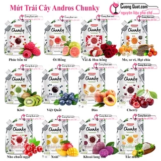 Mứt trái cây Chunky Andros Đủ Mùi 1KG