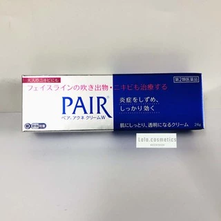 [ Tuýp lớn 24g ] Kem Ngừa Mụn Pair Acne Care Cream W Ngừa Mụn Số 1 Nhật Bản