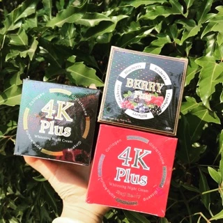 Kem Dưỡng Da Mặt 4k Plus & Berry Thái Lan