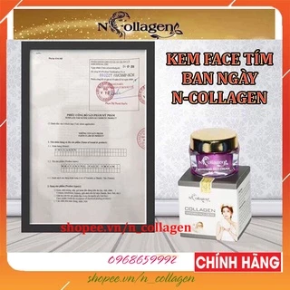 [Chính hãng] Kem Face Tím trắng da mặt Whitenning Face Cream chuẩn N-Collagen cải thiện mụn nám tàn nhan