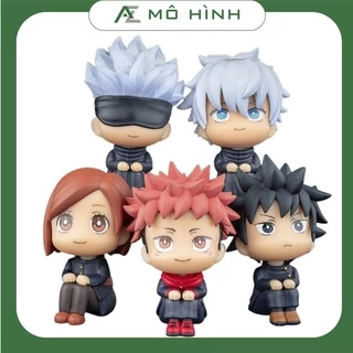 Mô hình Jujutsu Kaisen Chibi Gojo Satoru, Megumi, Nobara, Yuji Itadori cute, figure anime chú thuật hồi chiến siêu decor