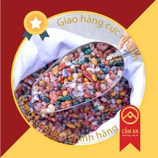 (KM Sốc Sản phẩm VIP) Túi 100g Agate cuội đá thiên nhiên, trơn bóng tròn đẹp, dùng trong thanh t ay, trang trí