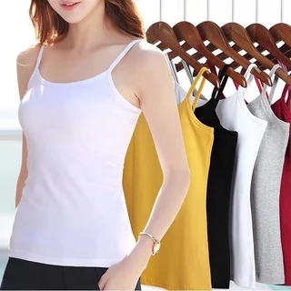 Áo thun 2 dây siêu mịn cotton co giãn 4 chiều ôm body chất đẹp