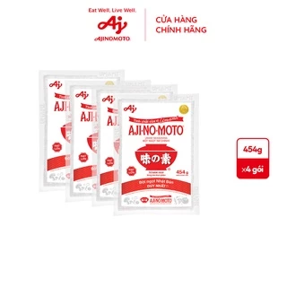 Combo 4 Gói Bột Ngọt AJI-NO-MOTO® 454g/Gói