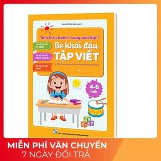 Vở Bé Khởi Đầu Tập Viết hành trang cho bé tự tin vào lớp 1