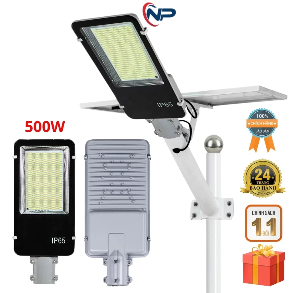 Đèn năng lượng mặt trời sân vườn SHOP NHẬT PHONG công suất 600w mẫu mới chính hãng vỏ nhôm có điều khiển BH 2 năm