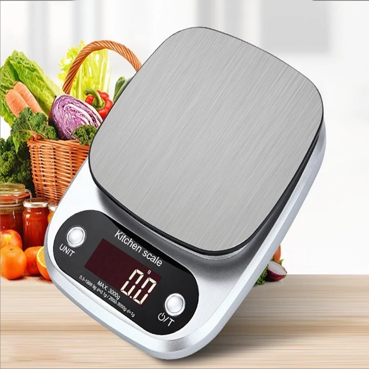 Cân Tiểu Ly Điện Tử Siêu Chính Xác High Precision Dải Cân 3kg - 0.1g, Cân Điện Tử Mini-Bảo Hành 1 Tháng