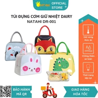 Túi giữ nhiệt đựng cơm văn phòng Dairy NATAHI DR001 đựng đồ ăn, thực phẩm, chống ăn mòn, chống thấm và sang trọng