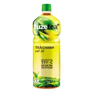 Trà chanh sả Fuzetea chai 1 Lít