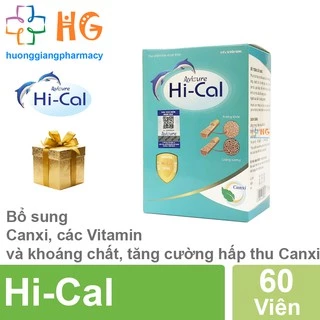 Avisure Hical Bổ sung canxi hữu cơ cho bà bầu Canxi cho mẹ sau sinh Canxi hical Vitamin bầu Hộp 60 viên