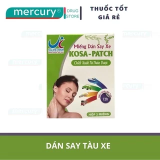 Dán Say Xe Kosa-Patch (Hộp/ 2 Miếng)