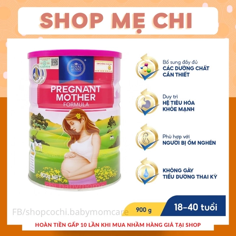 Sữa Bột Hoàng Gia Pregnant Mother Formula Dành Cho Phụ Nữ Mang Thai Royal AUSNZ 900g