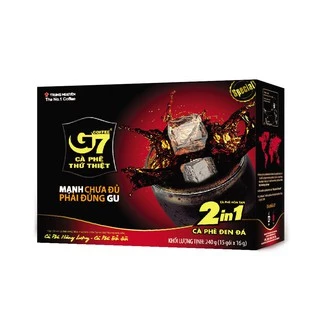 Cà phê G7 2in1 - Hộp 15 gói 16gr