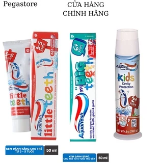 Kem đánh răng trẻ em AQUAFRESH My Big Teeth 6+ Years 50ml - kem đánh răng cho bé ngừa sâu răng hiệu quả