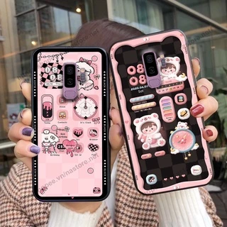 Ốp lưng Samsung S9 / S9 Plus / S9+ gấu, đồng hồ dễ thương cute giá rẻ