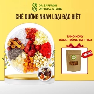 Set chè dưỡng nhan loại Đặc Biệt (Tuyết yến, long nhãn, hạt sen, táo đỏ, kỷ tử, đường phèn)