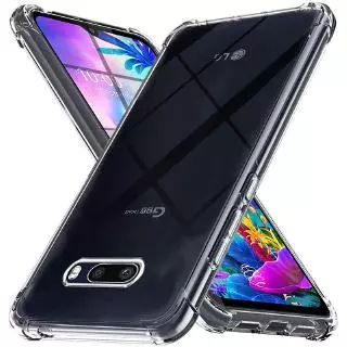 Ốp điện thoại TPU chống sốc pha lê trong suốt cho LG G8 G8X G8S G7 ThinQ G7 One G6 Q60 Q6